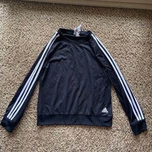 Adidas - Black Long-Sleeved Top Size S